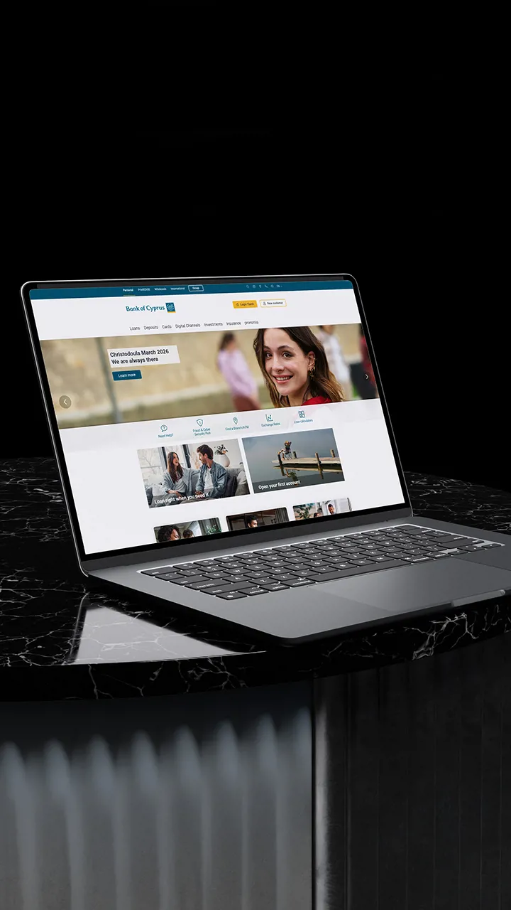 Building a new website for the Bank of Cyprus 