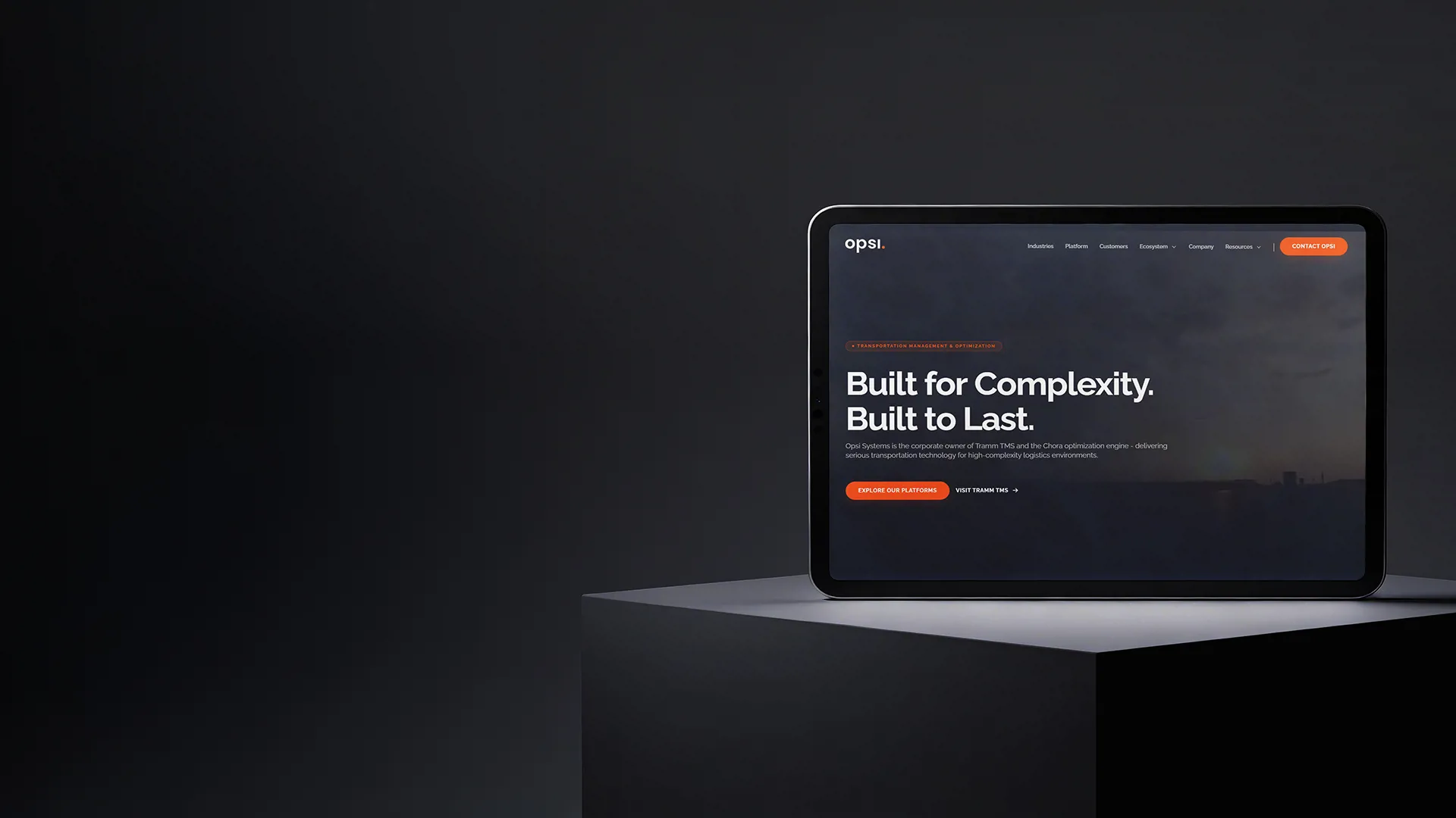 We helped OPSI Systems build a modular transport management platform