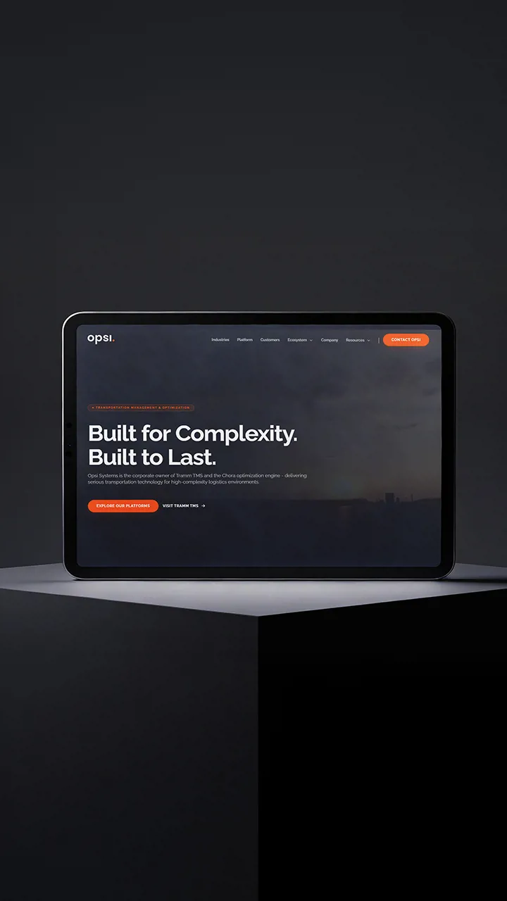 We helped OPSI Systems build a modular transport management platform