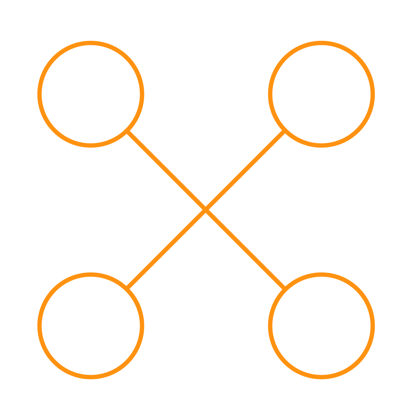 Vegait Light Icon Teamwork RGB BRIGHT ORANGE